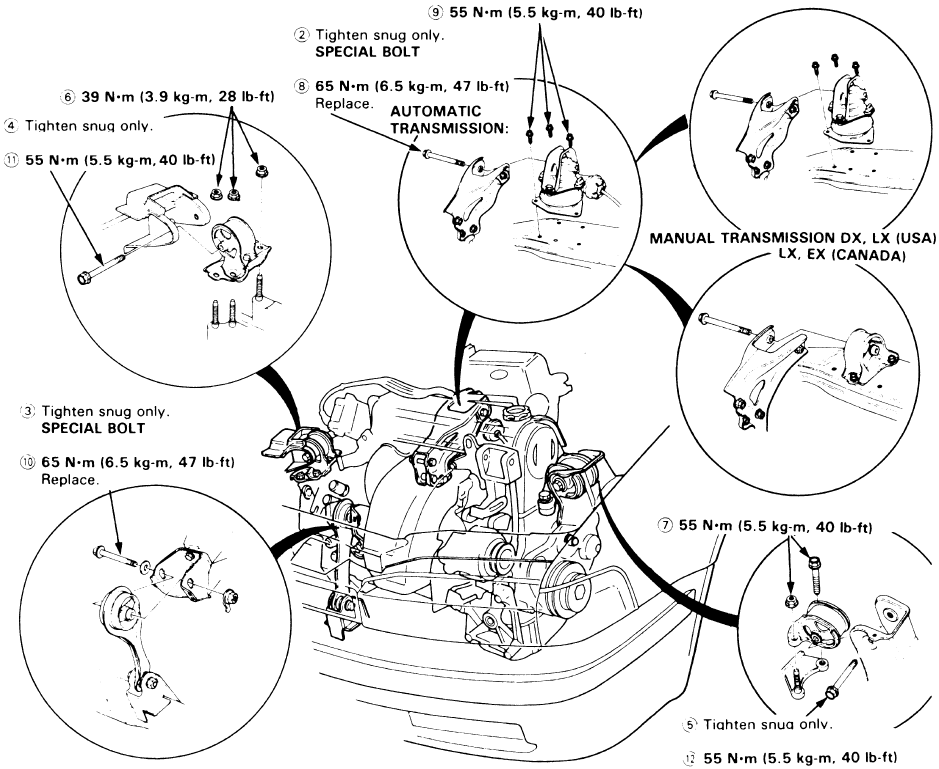 2006 Honda Accord Motor Mount Diagram 64