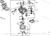 Honda Gx630 Carburetor Diagram