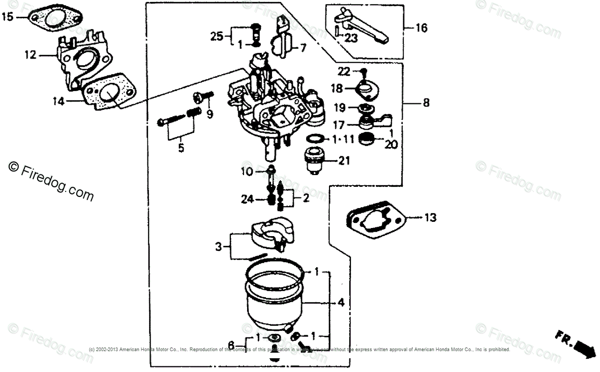 Honda Gx630 Carburetor Diagram 1
