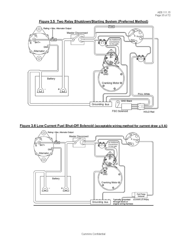 Yanmar Fuel Shut Off Solenoid Wiring Diagram 1