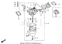 Honda Gx120 Carburetor Diagram