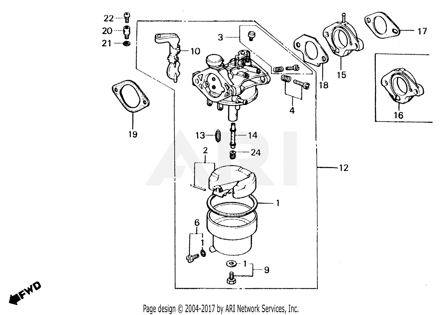 Honda Gx120 Carburetor Diagram 1