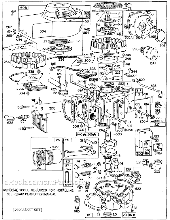 26 Hp Briggs And Stratton Engine Parts Diagram 1