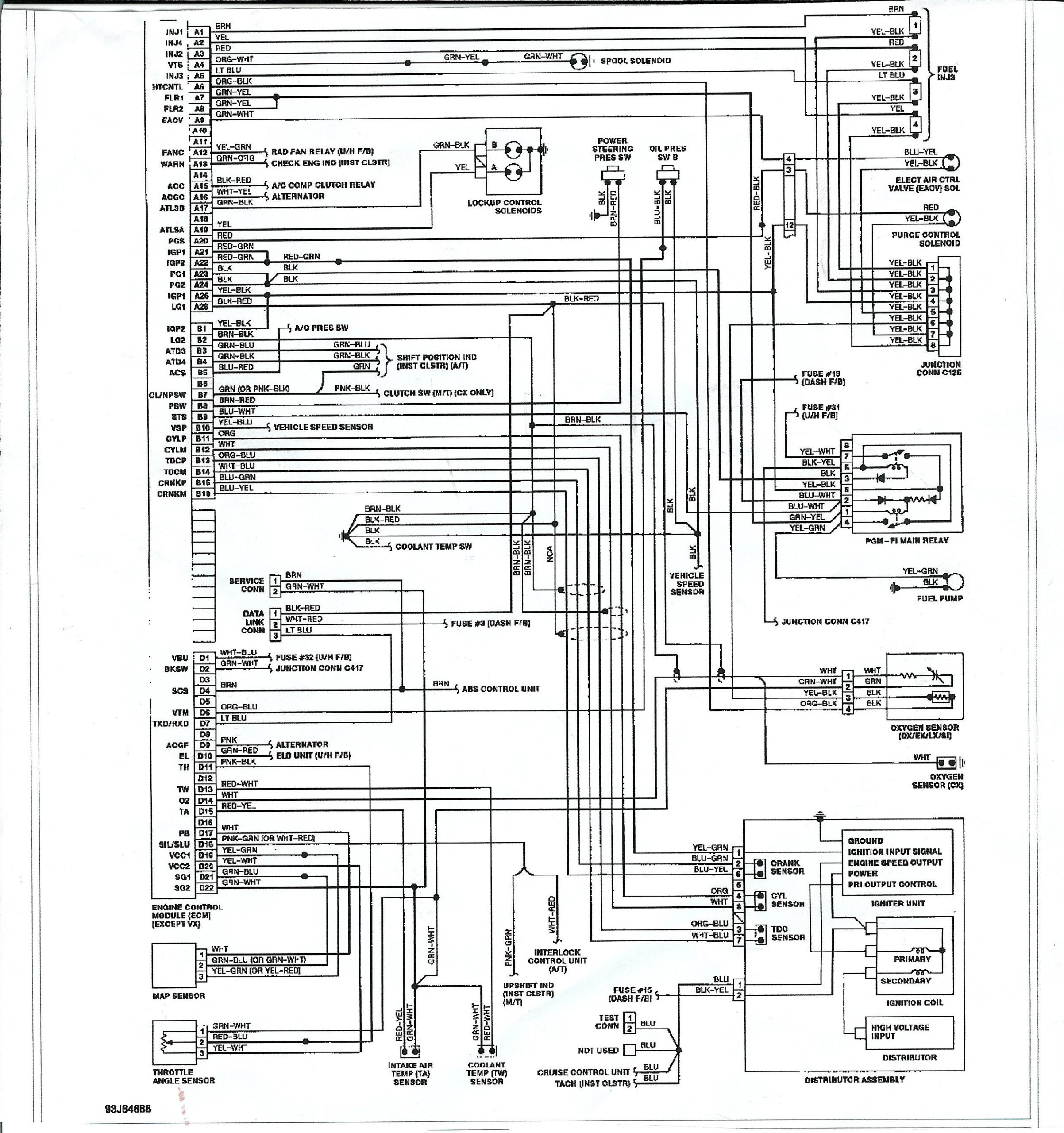 2004 Honda Civic Engine Diagram 1