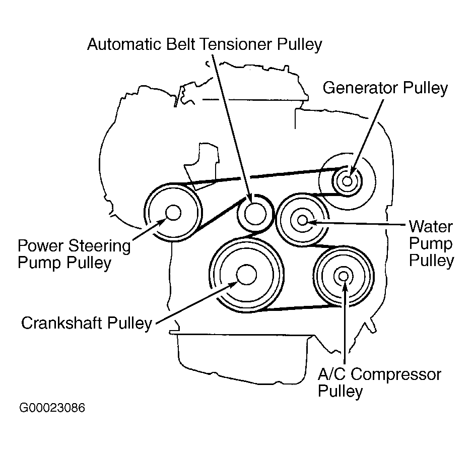 1Zz Fan Belt Diagram 1