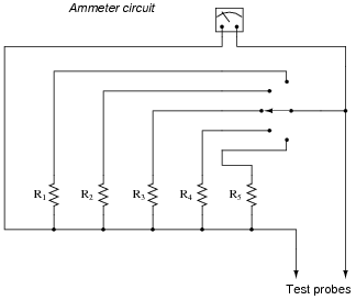 Circuit Diagram Of Ammeter 1