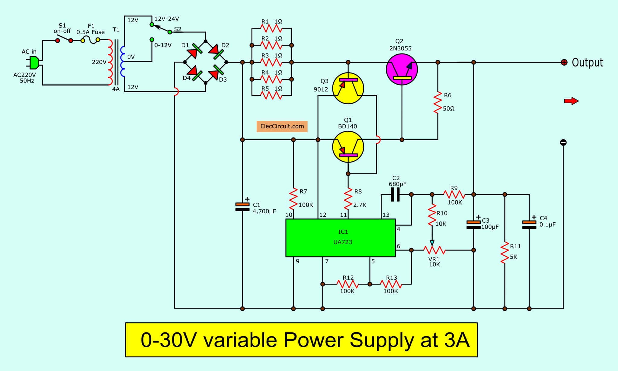 Simple Dc Circuit Diagram 55