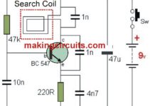 Deep Search Metal Detector Circuit Diagram