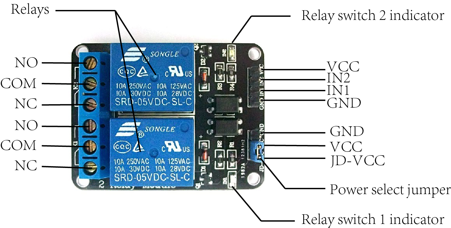 Arduino Relay Module Circuit Diagram 1