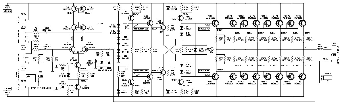 Class B Power Amplifier Circuit Diagram 82