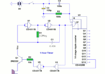 24 Hour Timer Circuit Diagram