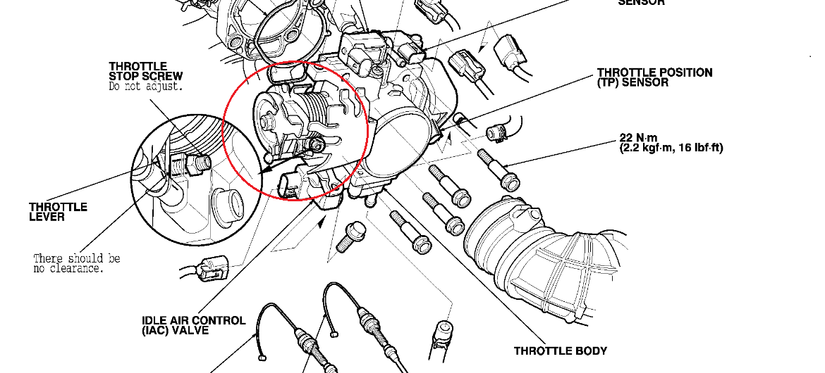 Throttle Body Cable Diagram 1