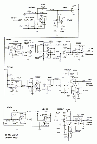 Active Crossover Circuit Diagram 19