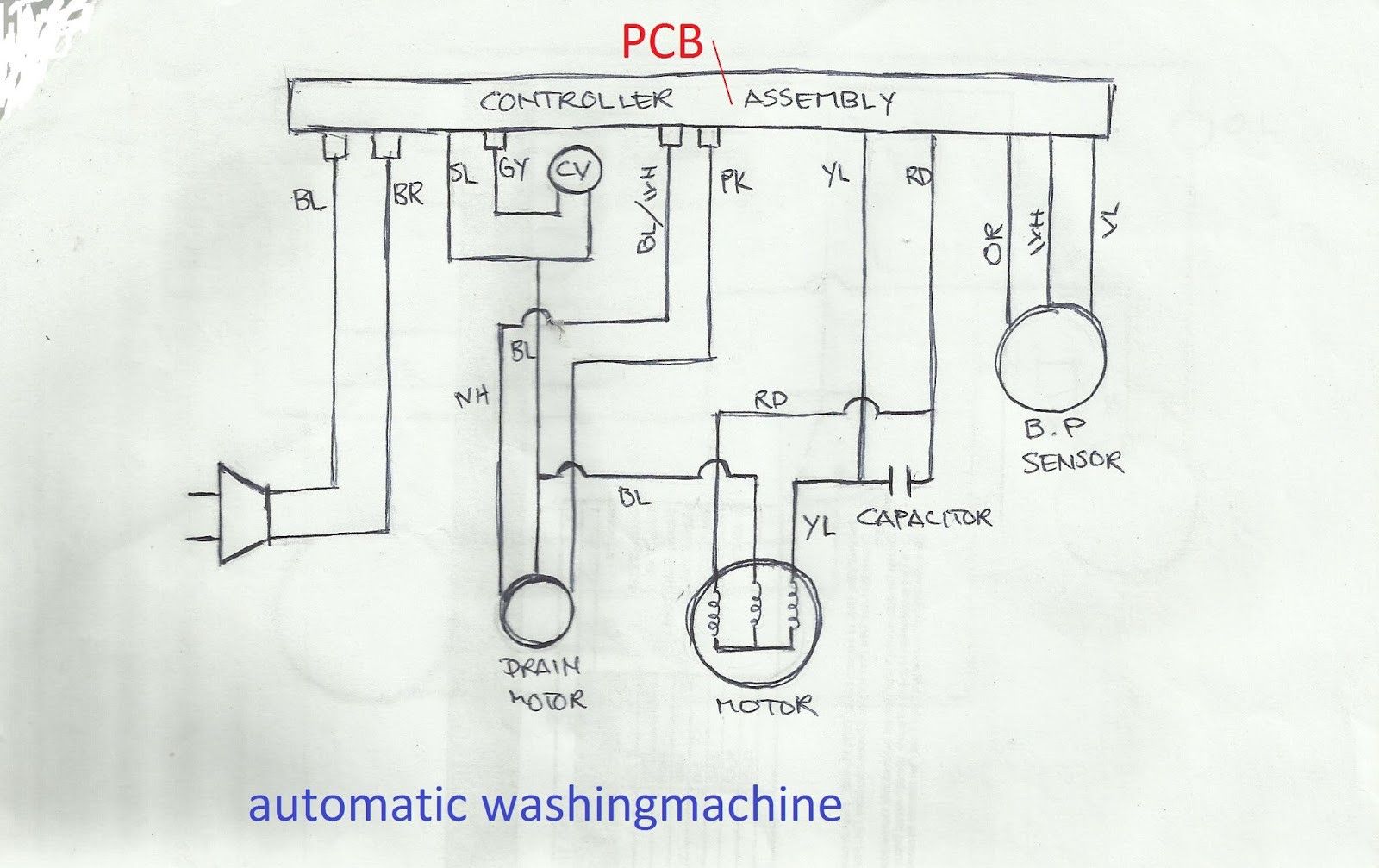 Washing Machine Wiring Diagram Pdf 1
