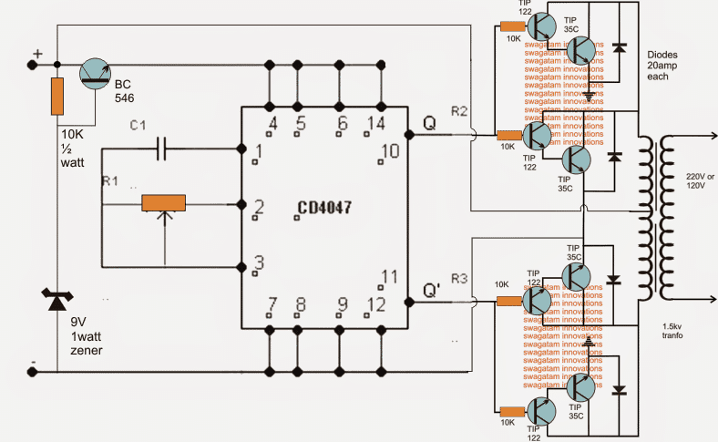 200 Watt Inverter Circuit Diagram 82