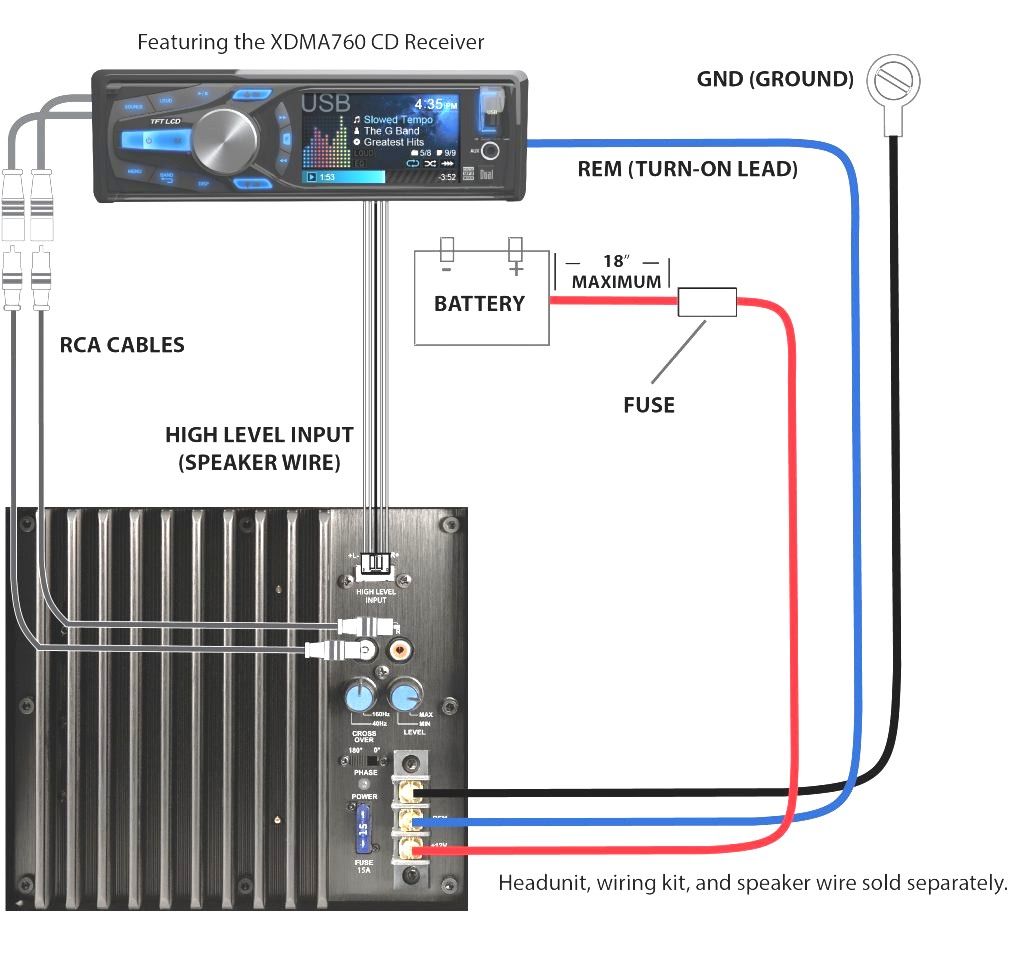 Car Amplifier Wiring Diagram Installation 1
