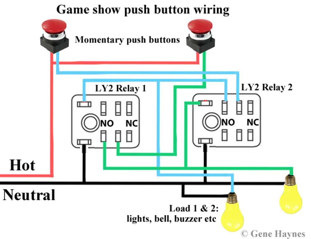 Push Button Switch Circuit Diagram 1
