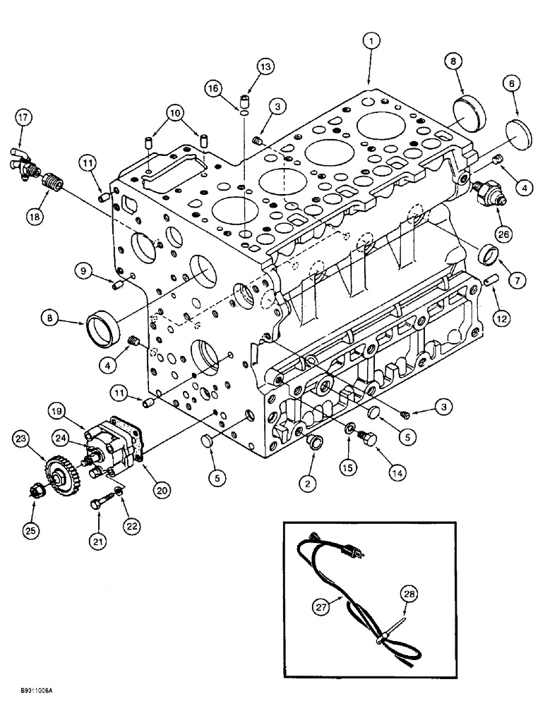 Kubota V2203 Engine Parts Diagram 1