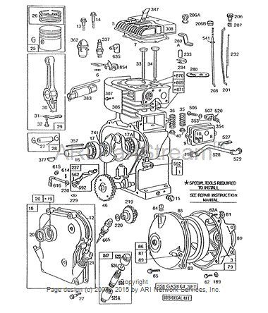 Briggs And Stratton Lawn Mower Engine Parts Diagram 19