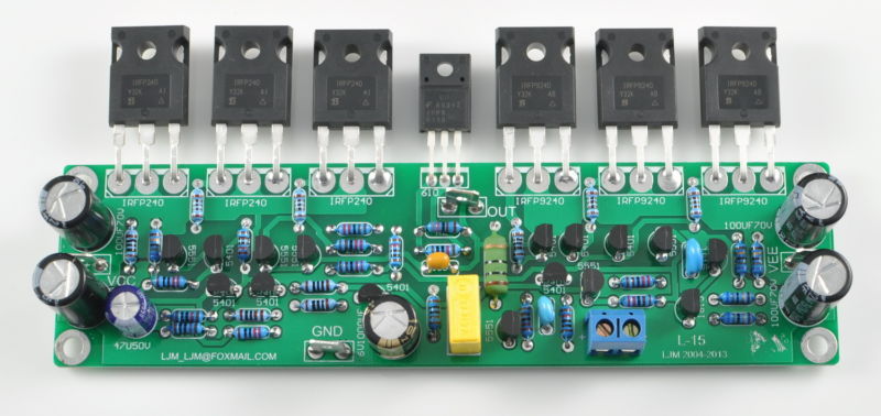 Irfp240 Irfp9240 Amplifier Circuit Diagram 1
