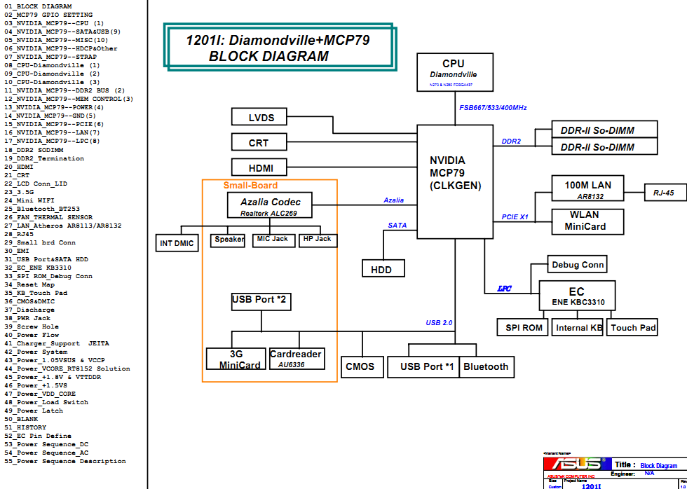 Asus Schematic Diagram 1