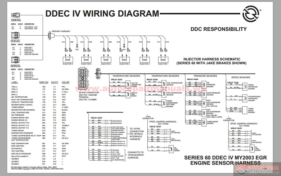 Detroit Diesel Series 60 Wiring Diagram 1