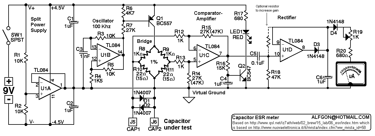 Esr Meter Circuit Diagram 37