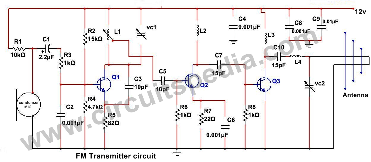 High Power Fm Transmitter Circuit Diagram 1
