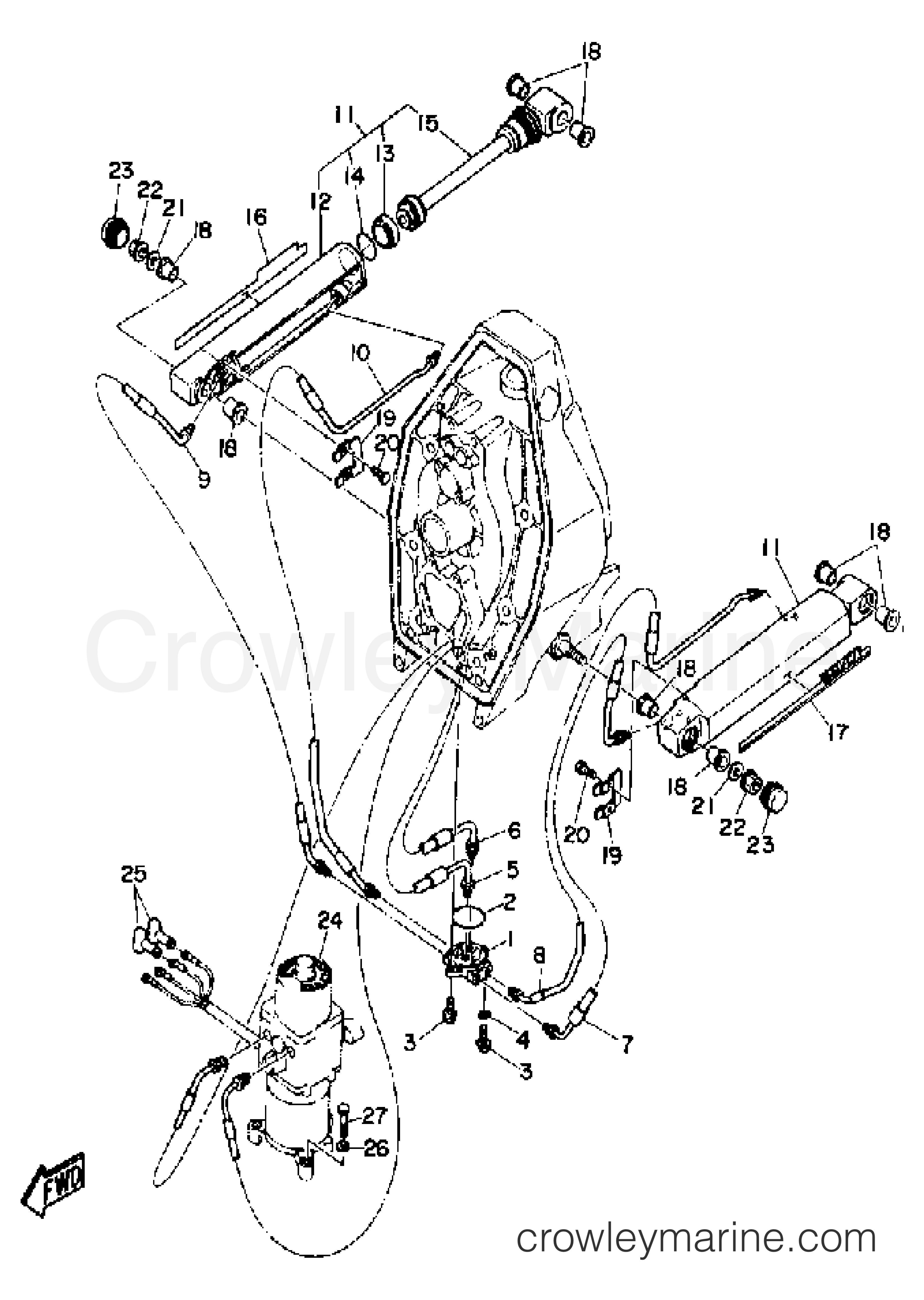 Yamaha Stern Drive Diagram 1