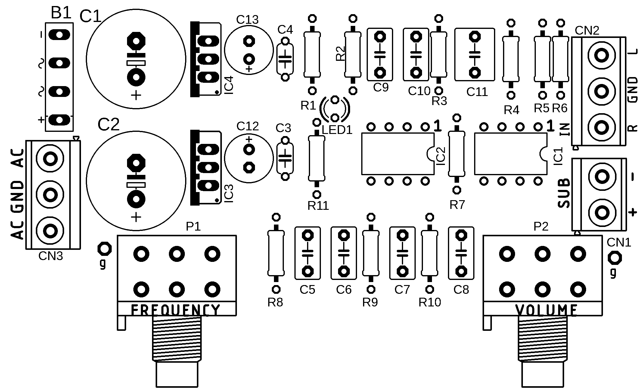Bass Filter Circuit Diagram 1