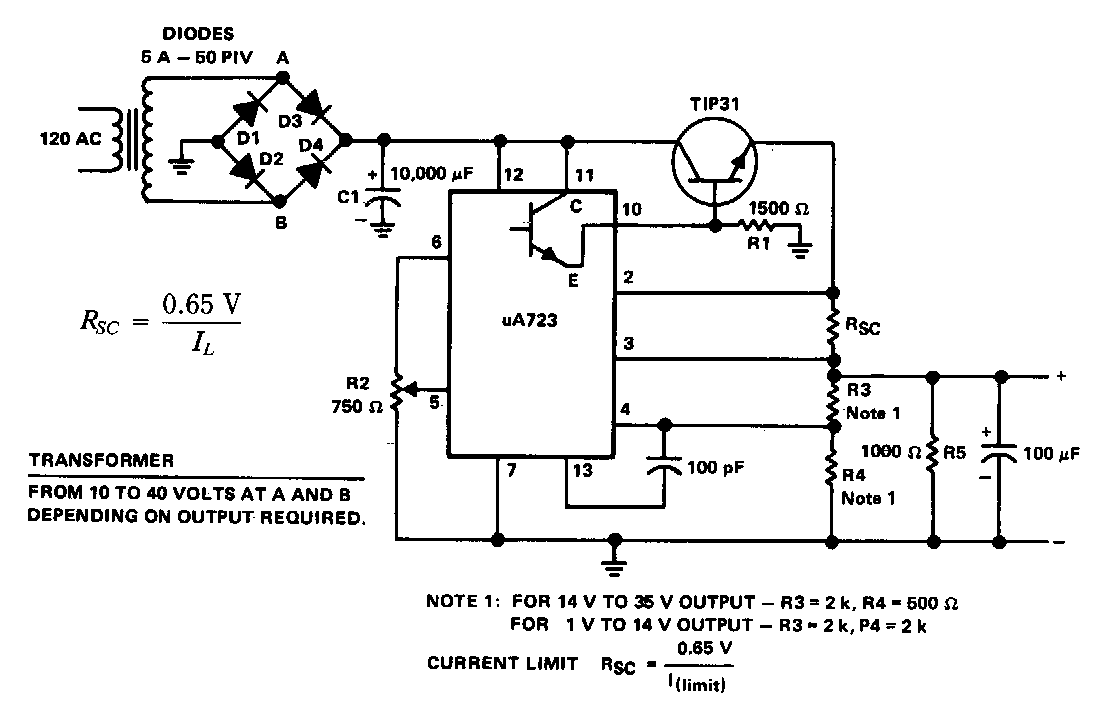 Power Supply Circuit Diagram With Explanation 1