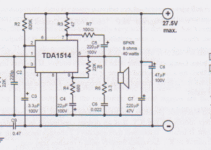5V Audio Amplifier Circuit Diagram