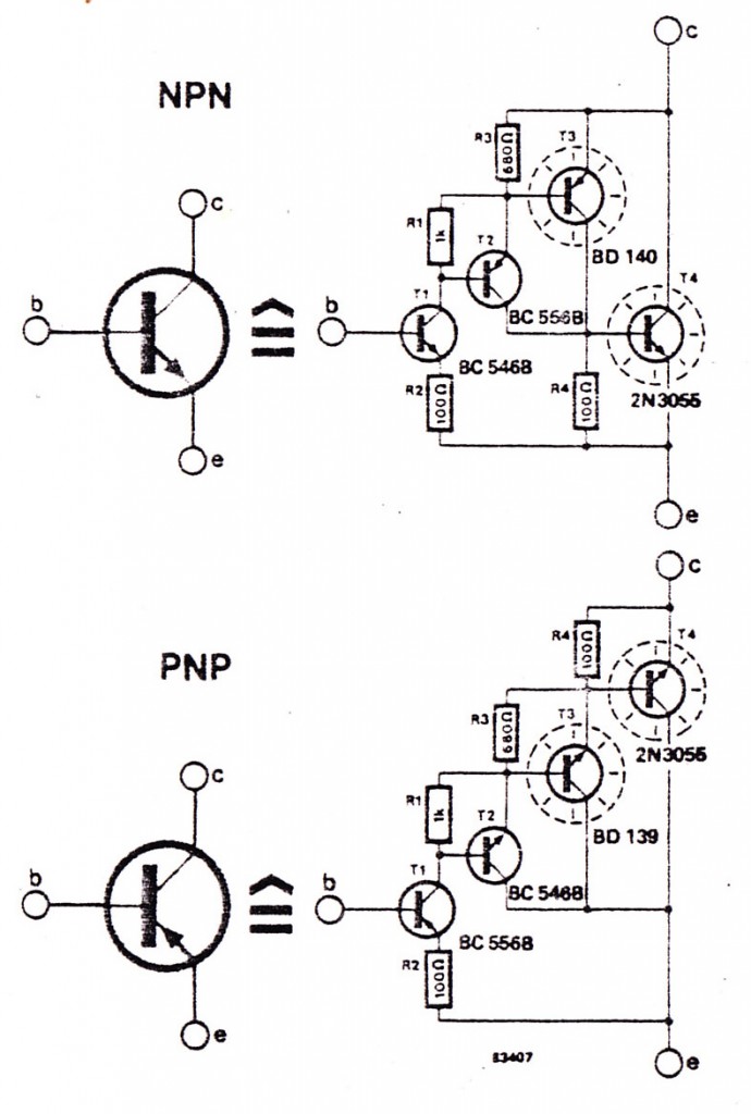 Transistor Schematic Diagram 1