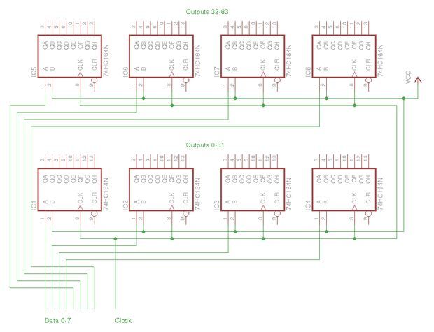 8X8X8 Led Cube Circuit Diagram 1
