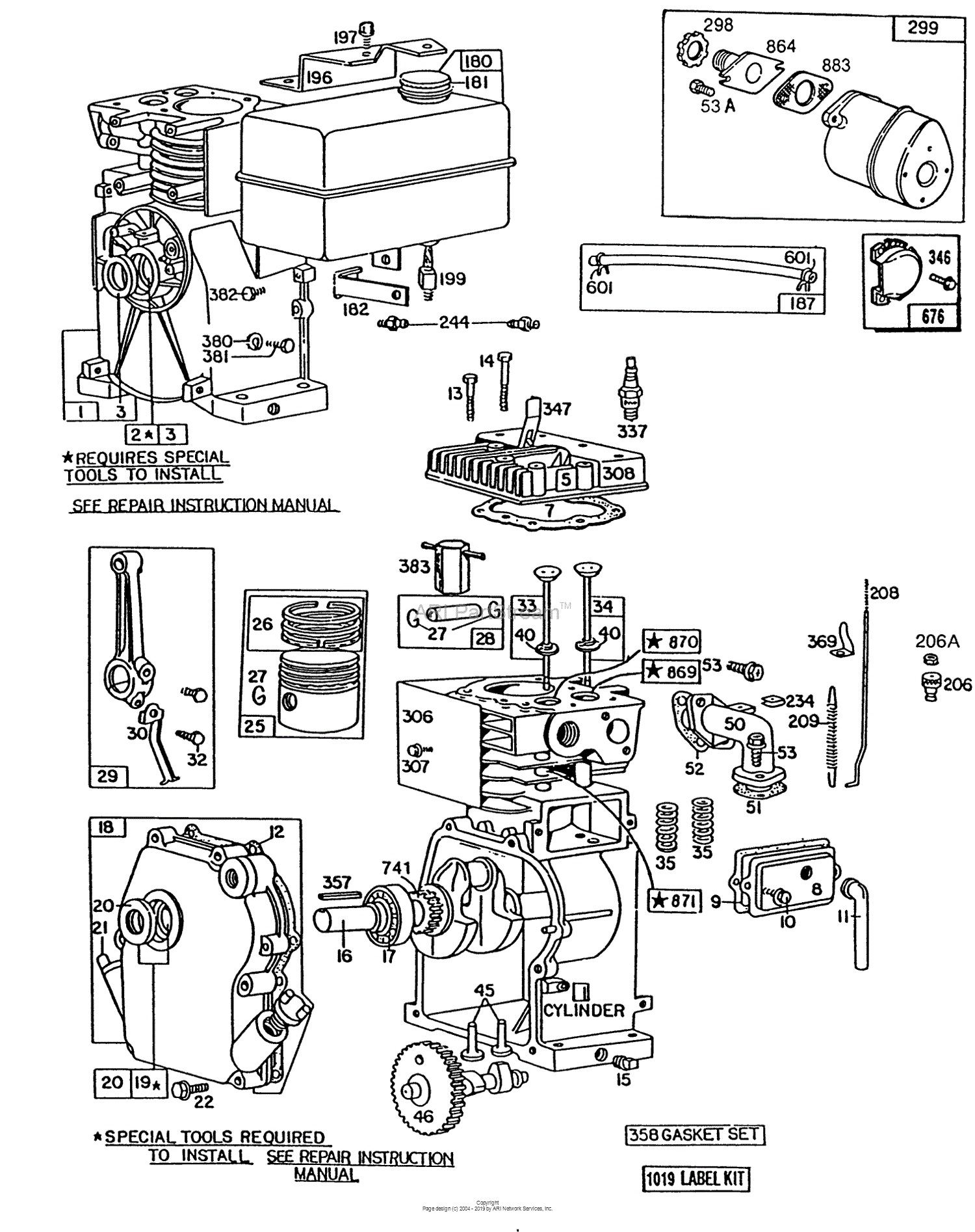 Briggs And Stratton 17.5 Hp Engine Parts Diagram 1
