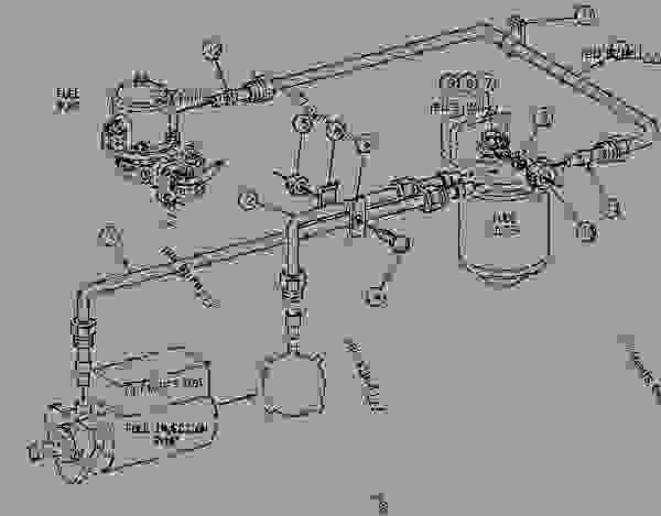 Perkins Diesel Fuel System Diagram 1