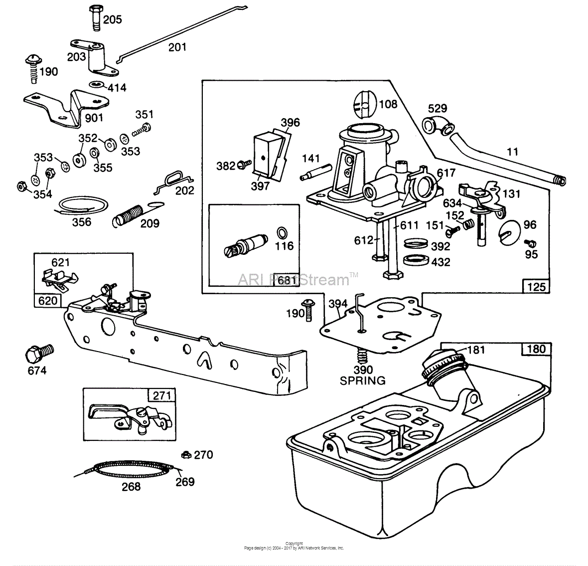 Briggs And Stratton 15.5 Hp Carburetor Diagram 1