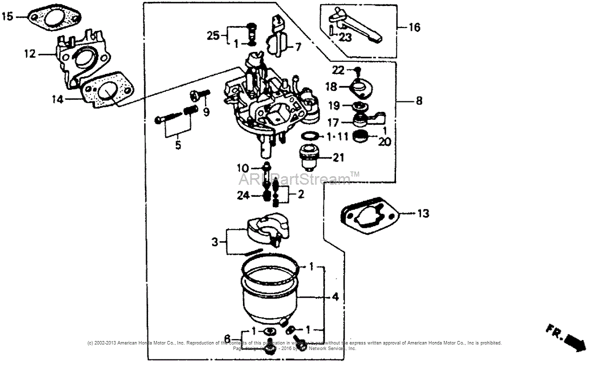 Honda Gx240 Parts Diagram 64