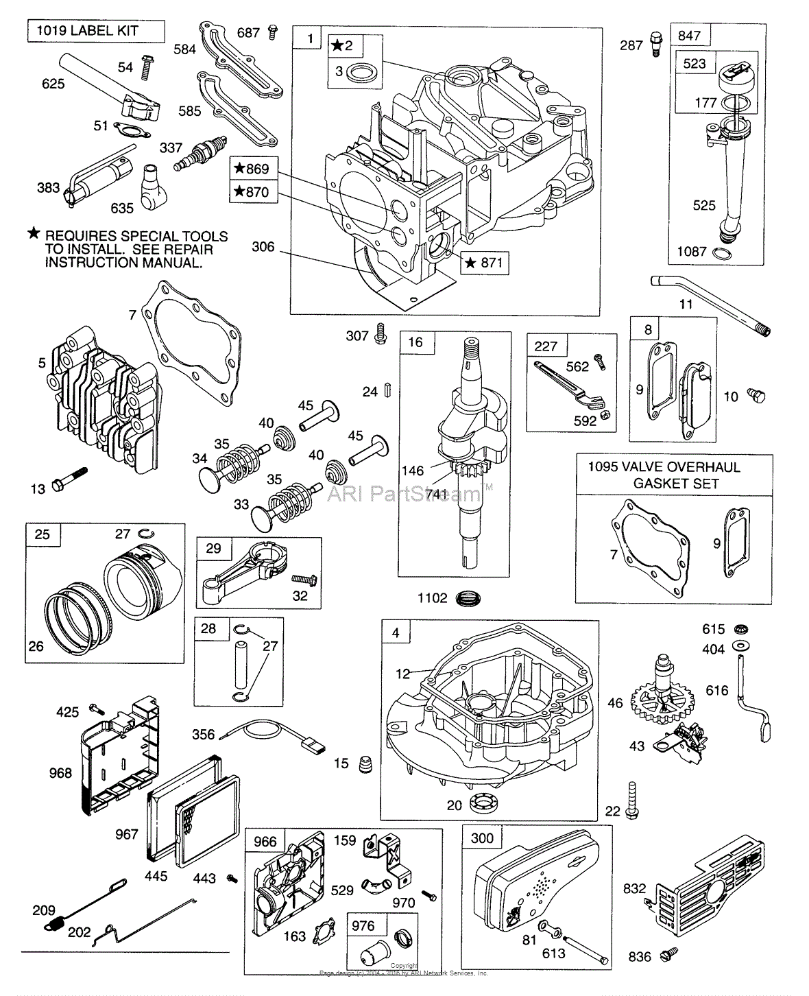 Briggs And Stratton Engine Parts Diagram 1