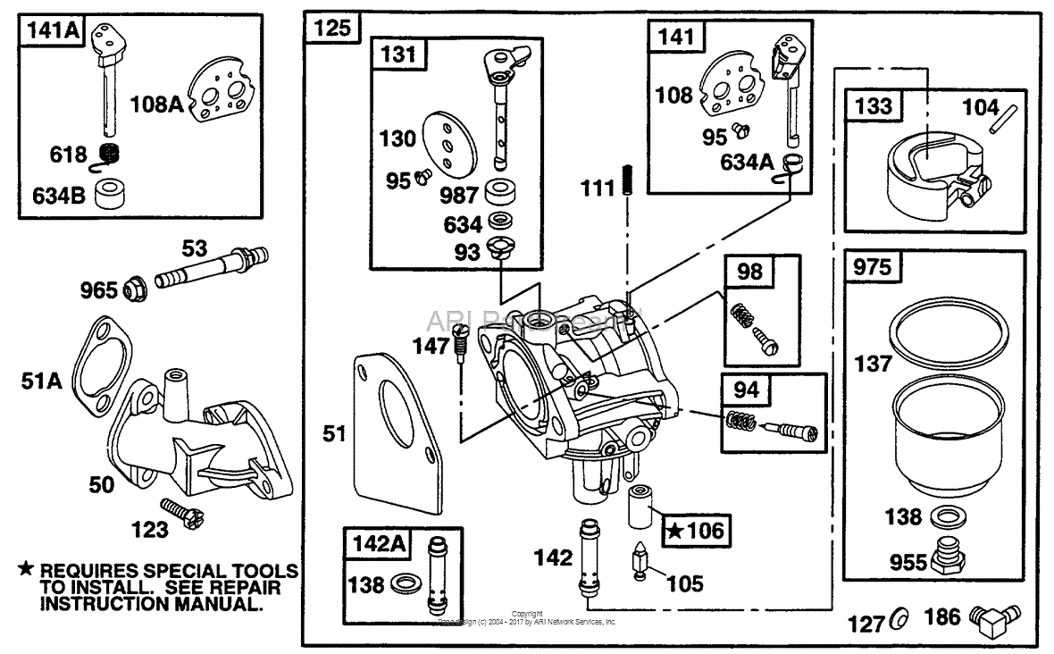 17.5 Hp Briggs And Stratton Carburetor Diagram 45
