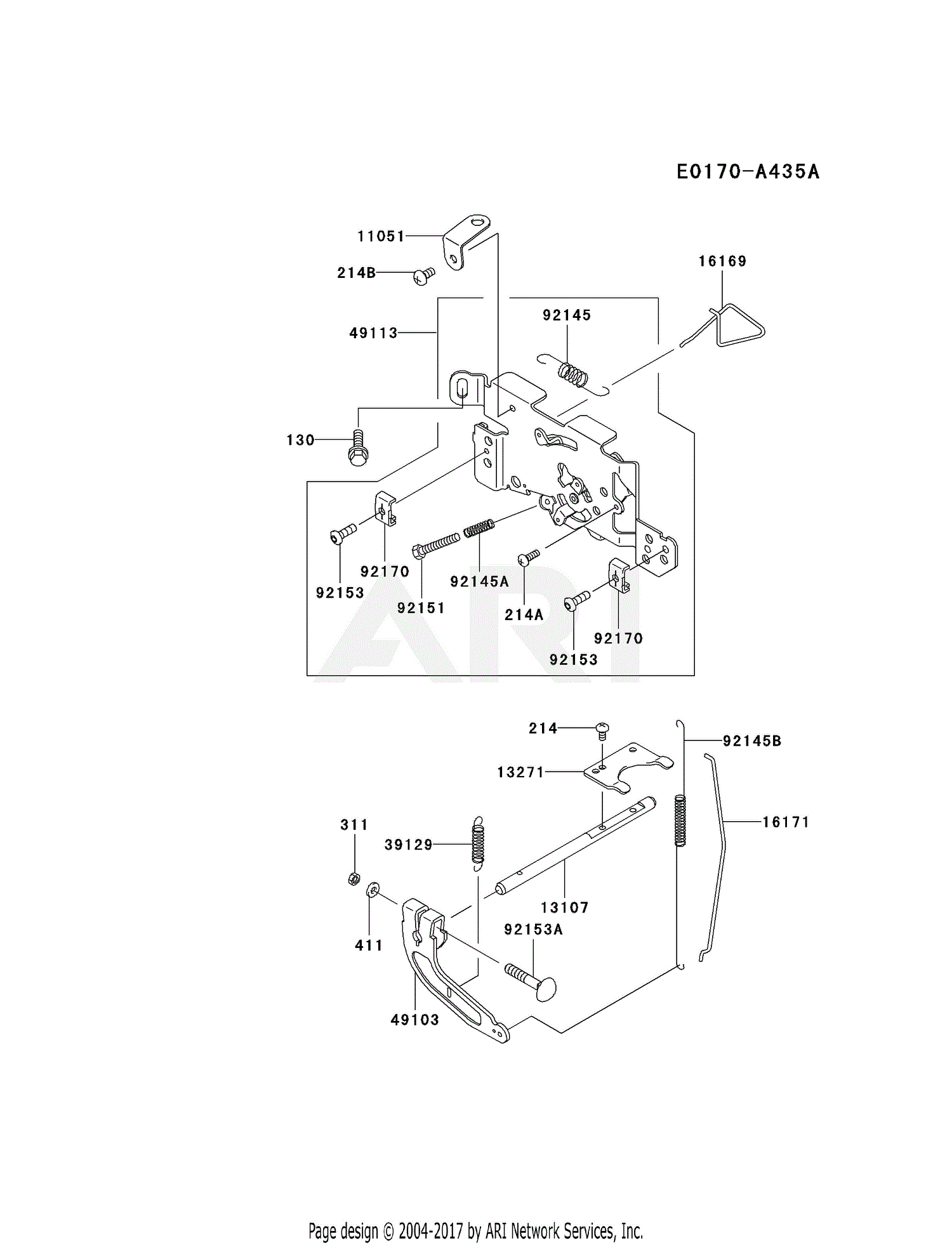 Kawasaki Fh680V Throttle Linkage Diagram 1