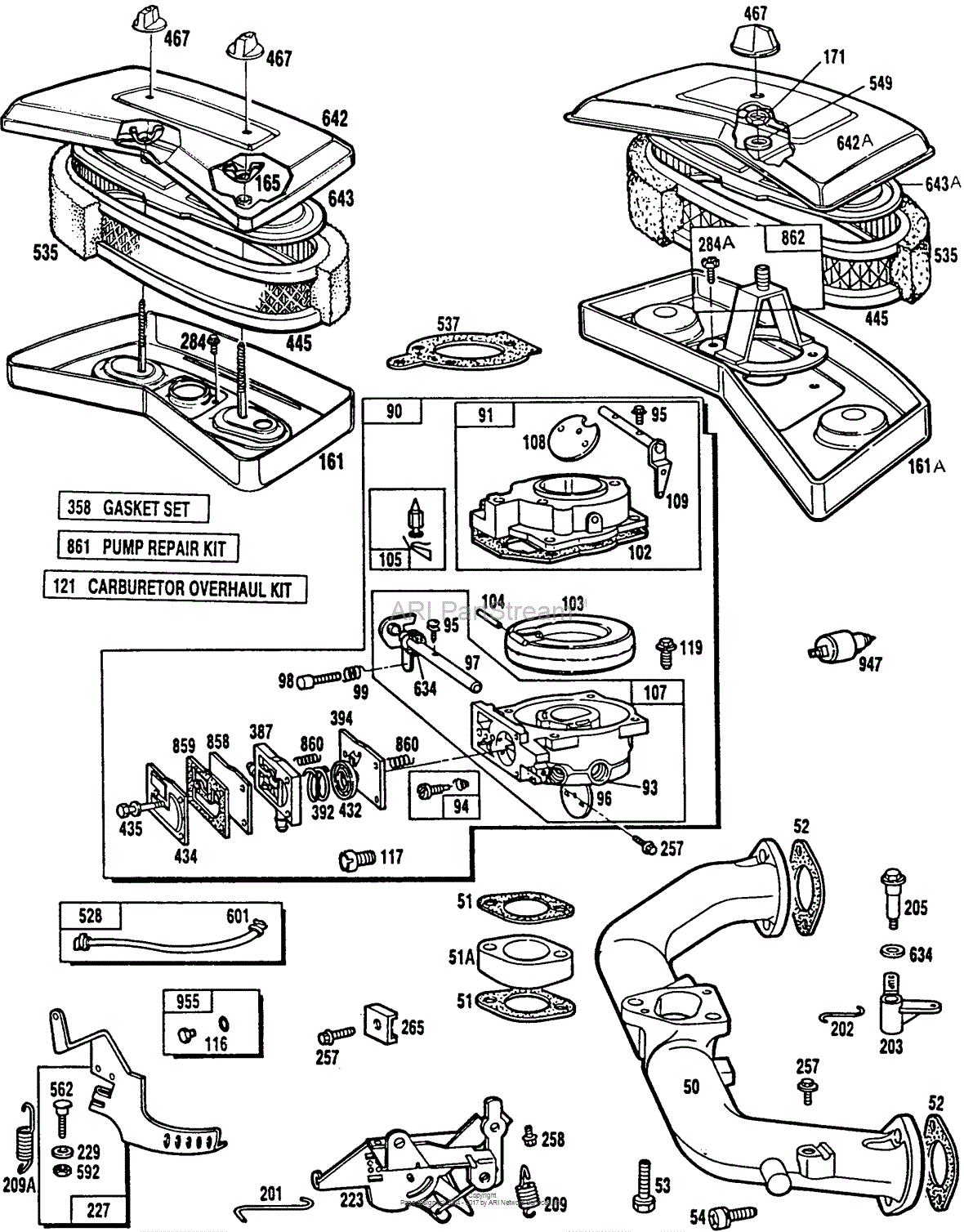 Briggs And Stratton Carburetor Linkage Diagram 1