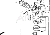 Honda Hr214 Carburetor Diagram
