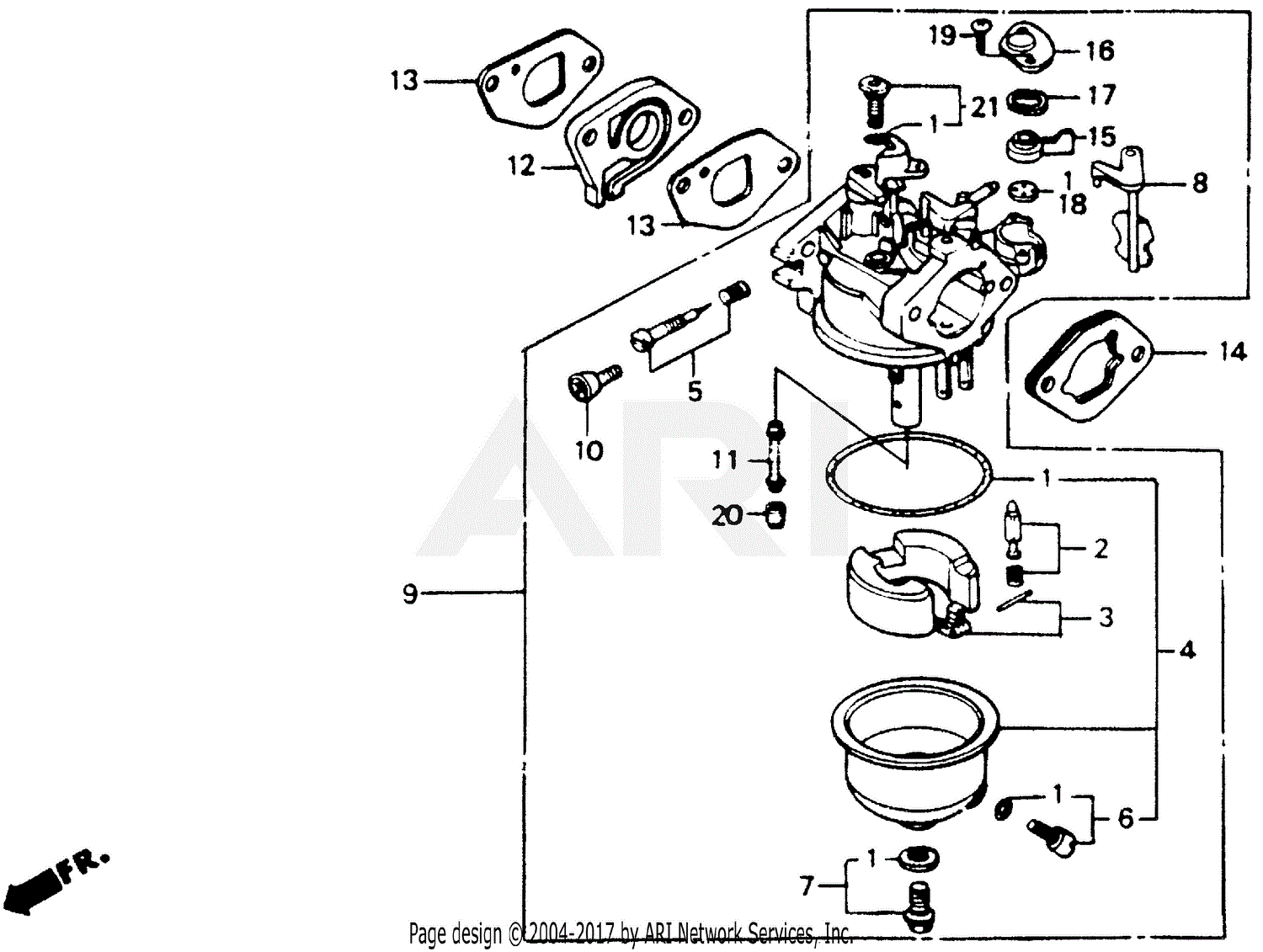 Honda Hr214 Carburetor Diagram 1