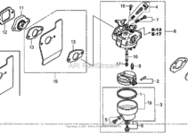 Honda Small Engine Carburetor Diagram