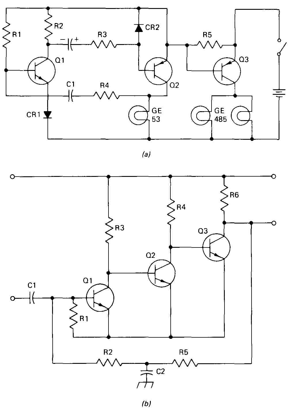A Schematic Diagram Of An Electric Circuit 1