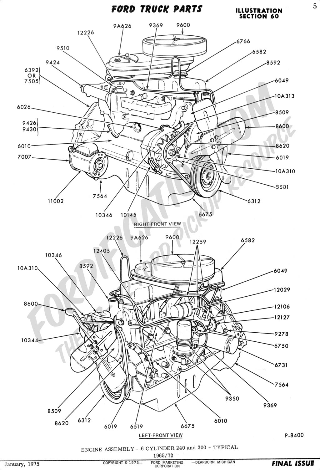 Truck Engine Diagram 1