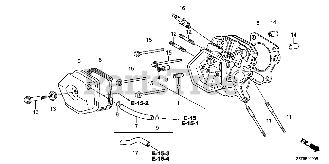 Honda Gx340 Parts Diagram 1