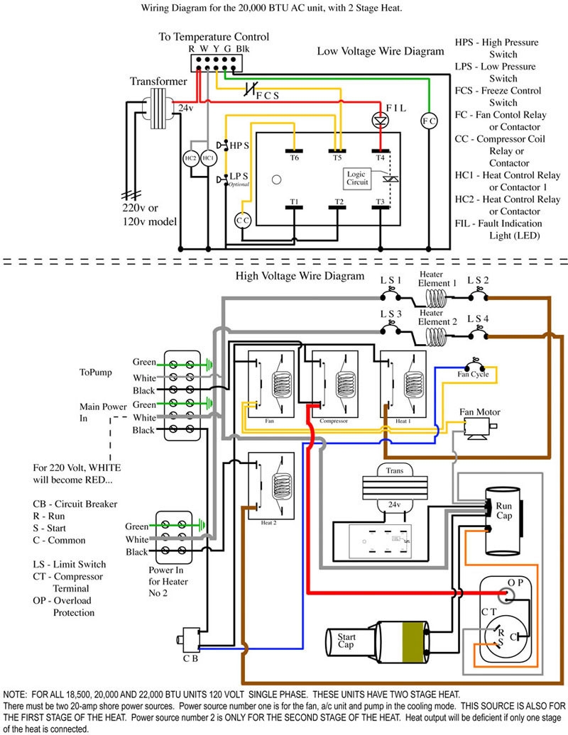 Heat Pump Wiring Diagram Schematic 1