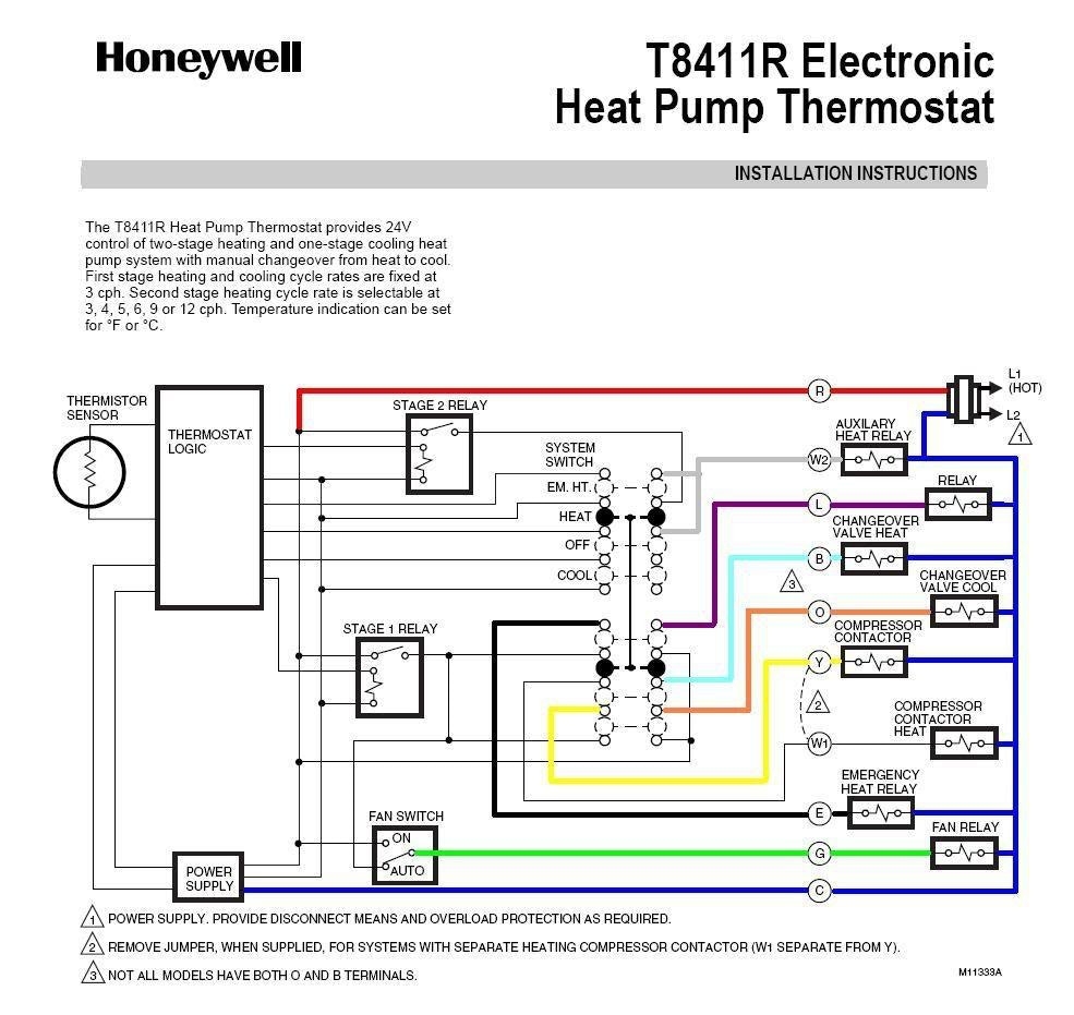 Wiring Diagram For Honeywell Thermostat 1